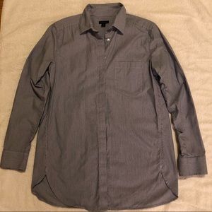 Ann Taylor Pinstripe Button Down Shirt